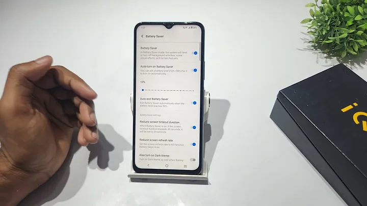 how to enable battery saver in iqoo z6 , z6 lite 5g | iqoo z6 pro me battery saver kaise set kare