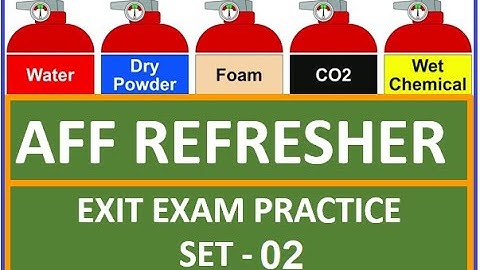 AFF Refresher Exit Exam Practice Questions - Set 02