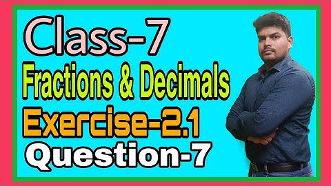 Q-7 Exercise-2.1 Class-7 | Fractions & Decimals |Find the i)perimeters of ∆ABE ii)the rectangle BCDE