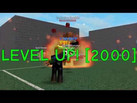 Roblox Zombie Attack   Level 2,000!