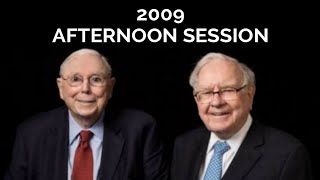Berkshire Hathaway Annual Meeting - 2009 - Afternoon Session
