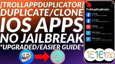 How to duplicate/clone iOS apps with TrollAppDuplicator | No Jailbreak | Duplicate Apps on iPhone