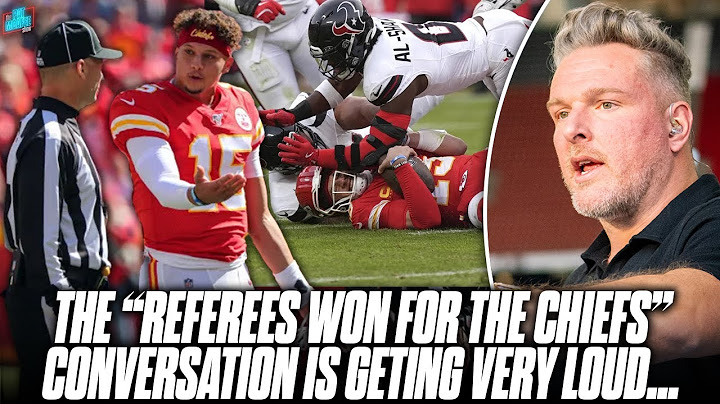 EVERYONE Is Calling Out The Chiefs On "Cheating' Their Way Past The Texans... | Pat McAfee Show