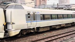 JR北陸本線683系4000番台R15旧塗装＋T42特急サンダバード21号当駅止まり到着シーン@金沢 #サンダーバード #683系