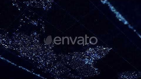 Global technology world map | Motion Graphics - Envato elements