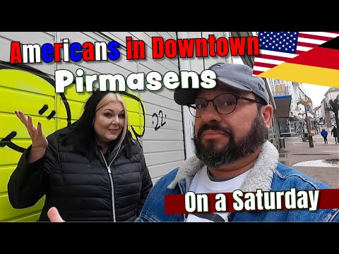 Americans visit Downtown Pirmasens