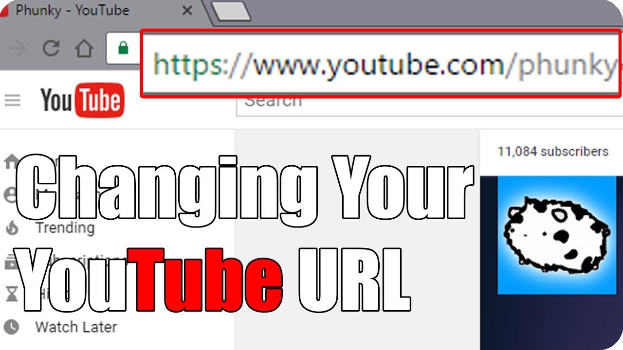 what is youtube url , how to change youtube banner