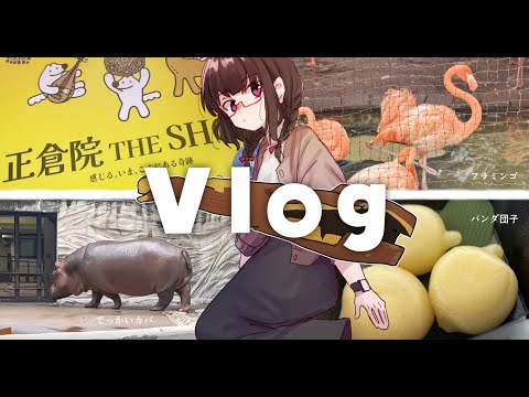 【vlog】正倉院_THE_SHOWと上野動物園🐼