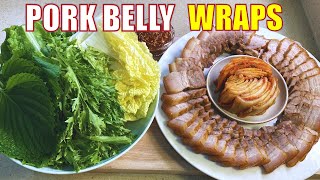 How to Make DELICIOUS Pork Belly Wraps (Bossam)! | 보쌈레시피