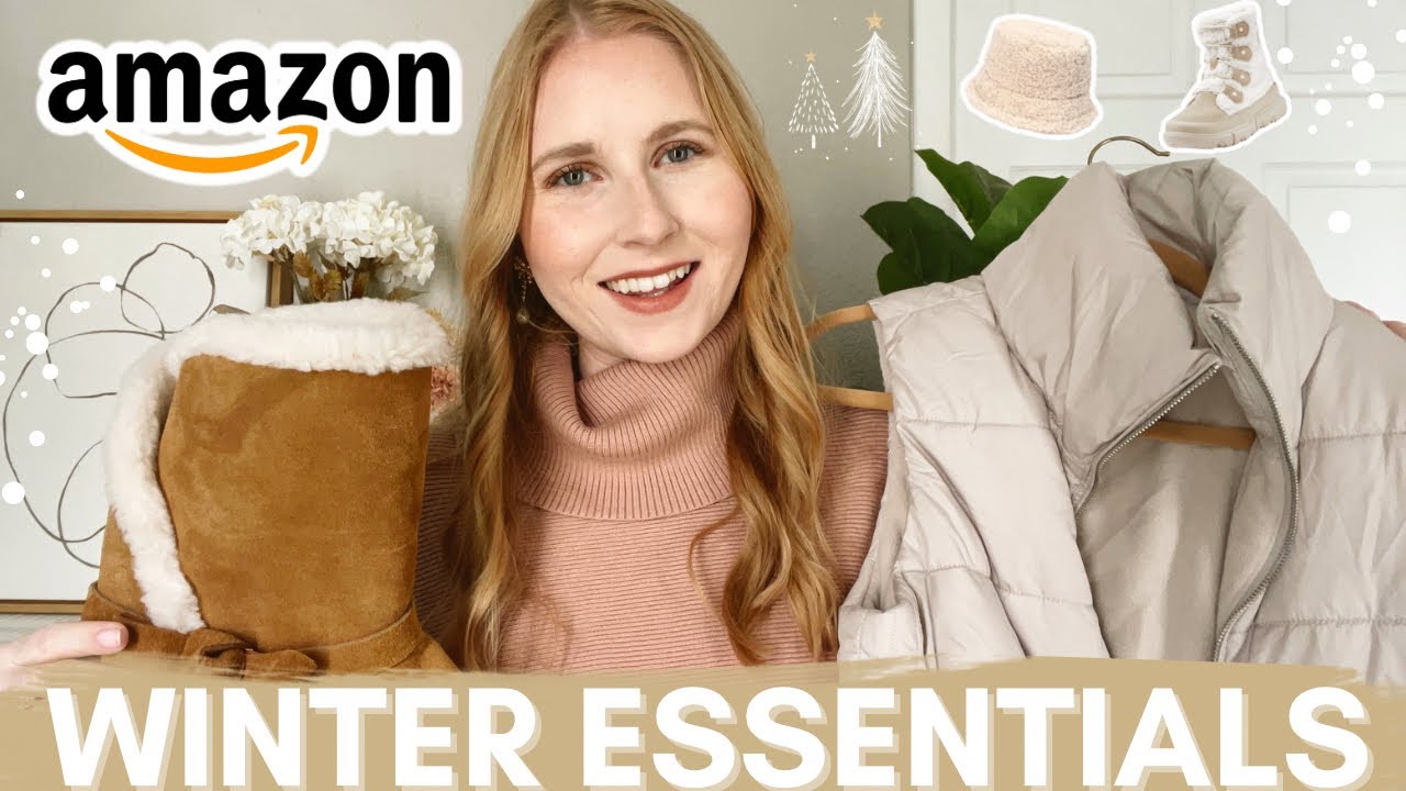 ⁣Amazon WINTER Wardrobe Essentials 2023 | Winter Amazon Fashion Must Haves 2023 | AMAZON ESSENTIALS