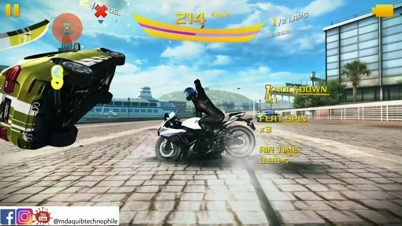 android gameplay crashlands Asphalt 8 Bike update Barcelona Gameplay 60FPS