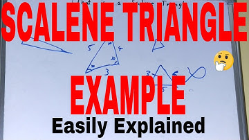Scalene triangle example|What is scalene triangle|Scalene triangle definition|Scalene triangle