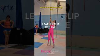 LEARN A POLE FLIP WITH ME 🫶💪 #polefitness #poleflips #poletutorial