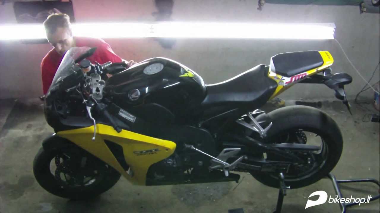 honda cbr 1000 rr fireblade engine removal - YouTube