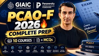 PCAO-F Exam 2026 🔥 Complete Preparation Guide | GIAIC | 10 Courses + MCQ Strategy