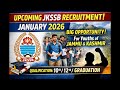 JKSSB upcoming vacancies in Jammu and Kashmir in January// Big opportunity for youngsters #jkssb 