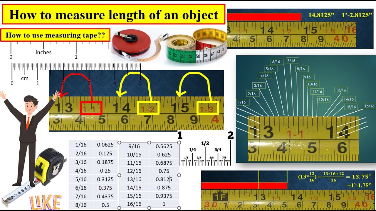 How to Read Measuring Tape Feet Inch Millimeter Cm In Nepali