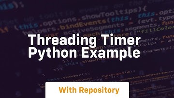 threading timer python example