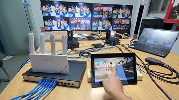 10-inch Touch POE screen with App controls the 4K AVoverIP System