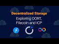 Top 3 decentralized storage cryptos oort fil  icp