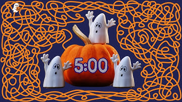 5 Minute Timer Bomb HALLOWEEN PUMPKIN & GHOSTS