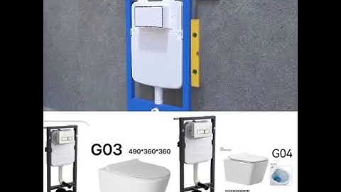 Hướng dẫn lắp đặt bồn cầu treo két nước âm tường MISSION