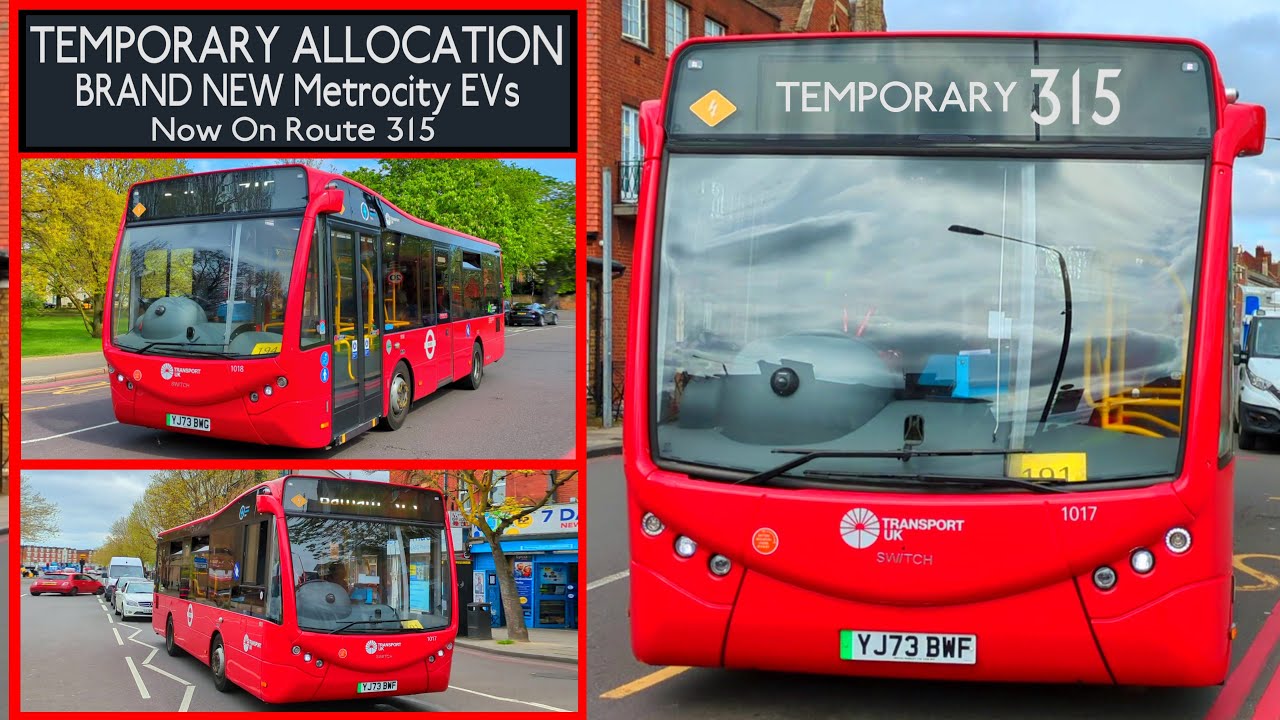 *BRAND NEW + TEMPORARY ALLOCATION* Metrocity EVs Now On Route 315 ...