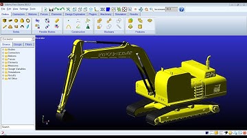 Excavator Simulation using MSC ADAMS/View