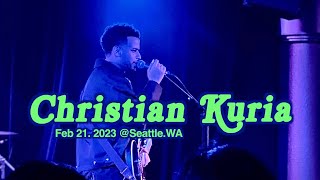 Christian Kuria | 2023 World Tour Live @Seattle.WA | Deep Green, Toroka, Sunbleach, TooGood, etc