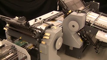 Baumfolder B32 Folder with 8 Page + Continuous Folder & 2  Tier Stacker