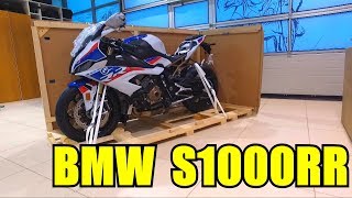 Достаем из коробки новый мотоцикл BMW S1000RR