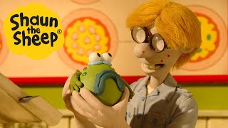 Shaun the Sheep 🐑 The Pizza Boy's New Friend 🐸 Full Episodes Compilation [1 hour]