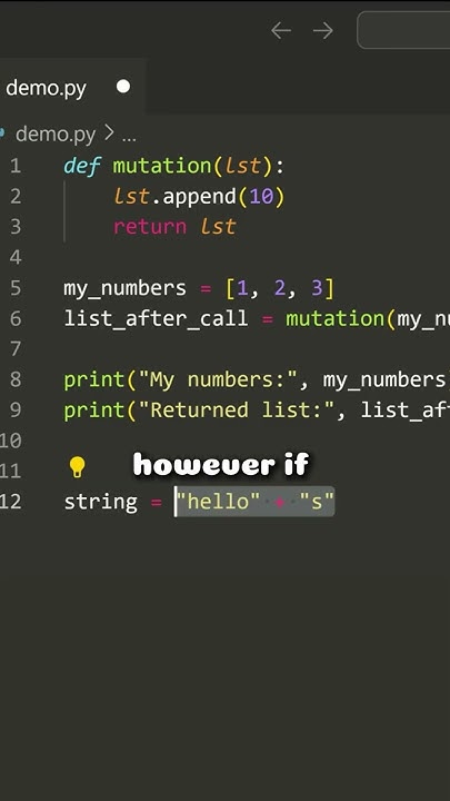 Mutable vs Immutable variables in Python - YouTube