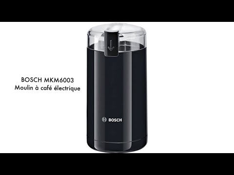 Vidéo: Moulin à café Bosch MKM 6003 : caractéristiques et avis clients