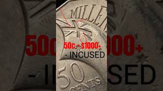$1000+ Aussie Yr 2000 50c "Incused Flag" Error coin  - Everything You Need to Identify this 50c ⭐