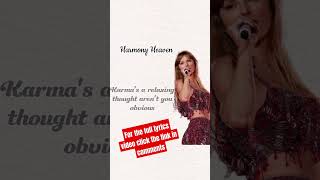 Karma- lyrics (Taylor swift) #lyrics#songlyrics #shirts#youtubeshorts#viralshorts#music#taylorswift