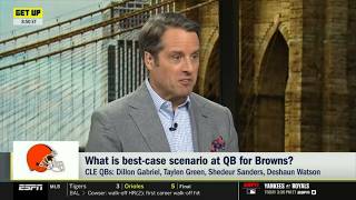 GET UP | Shedeur Sanders is best-case scenario at QB for Browns! - Dan Graziano slams Watson at QB1