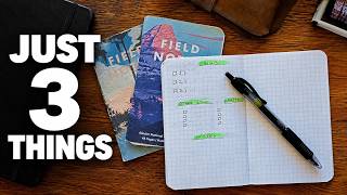 My Simple Pocket Notebook System (3 Priorities a Day)