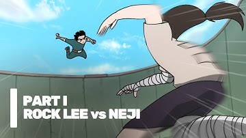 Rock Lee vs Neji | chunin exams