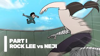 Rock Lee Vs Neji Chunin Exams