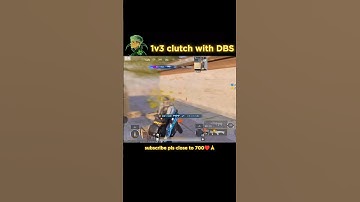 1v3 clutch with dbs #bgmi #gamingshorts #shortsfeed #shorts