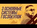 Какие три основные системы закупок в Казахстане?