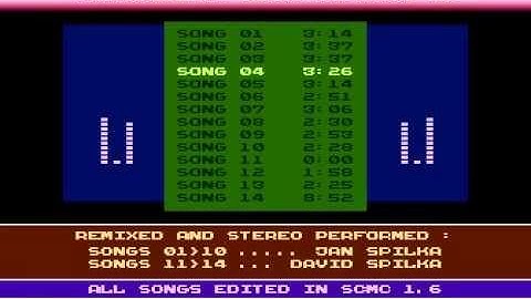 stereo chaos music composer demo for Atari 8-bit