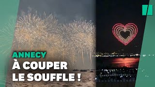 À Annecy, l'incroyable feu d'artifice pour le retour de la fête du lac