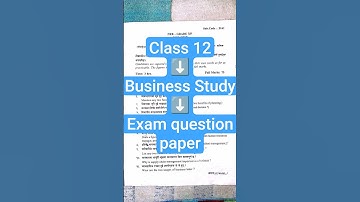 Business Study || Class 12 Exam Question Paper 2082 || NEB Important Question 2082