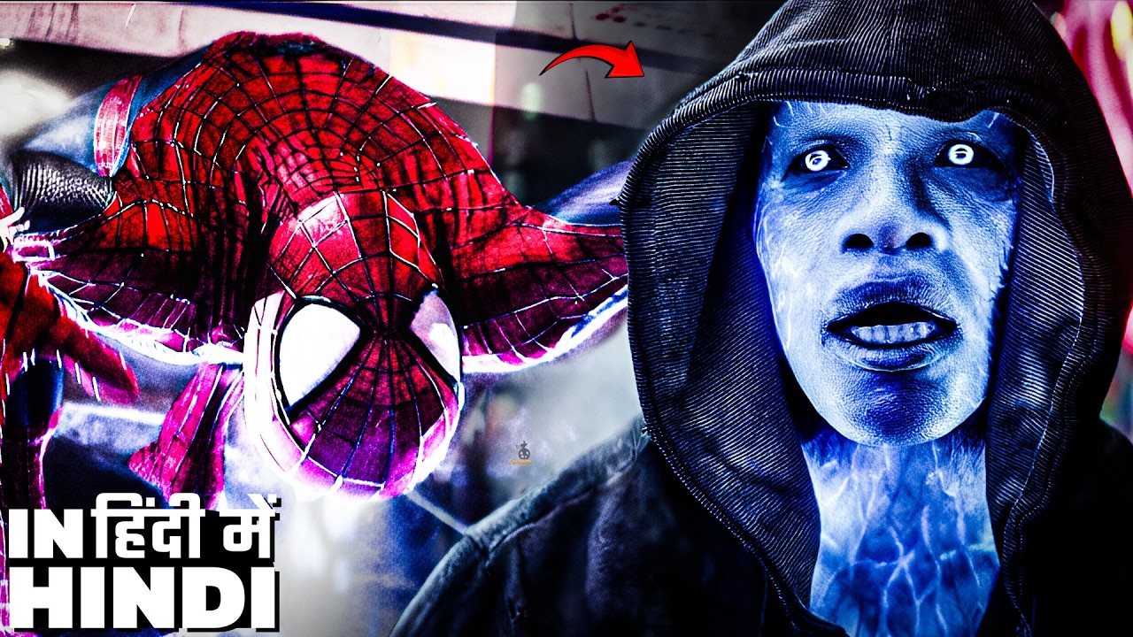 Spider-Man vs Electro Times Square Battle | Amazing Spider-Man 2 | Hindi Dub 4k