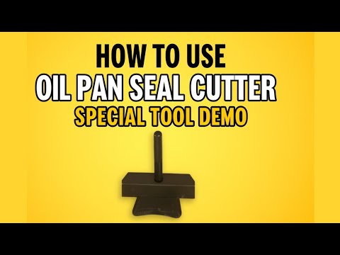 How to Use Oil Pan Seal Cutter | Special Tool Demo & Step-by-Step Guide