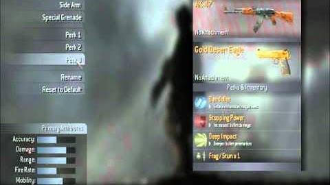 cod4 class setup for pc