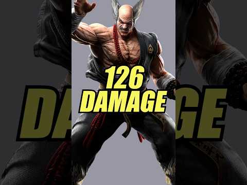 126 DAMAGE | Heihachi Mishima Combo Tekken 8 Season 3 #tekken8 #shorts #youtubeshorts