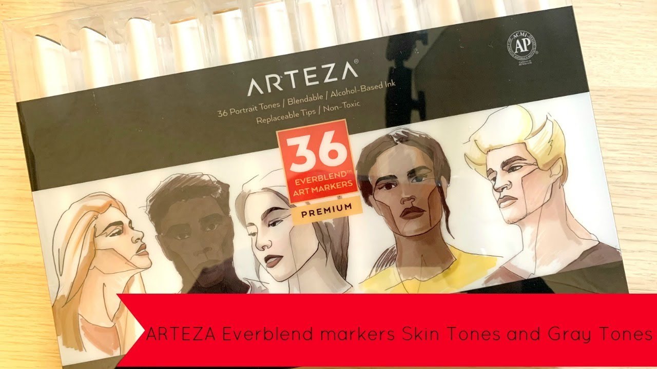 Skin tones using Arteza Alcohol Markers